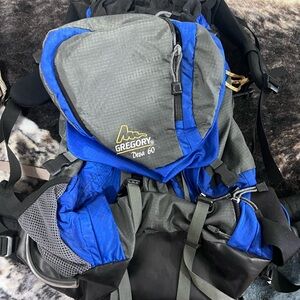 Gregory Deva 60 WS Trail Backpack in Gray and Blue